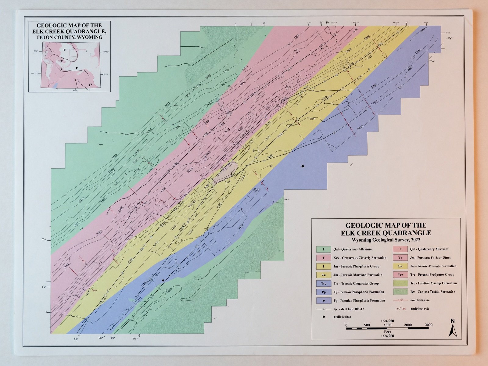 Cartografía geológica de superficie